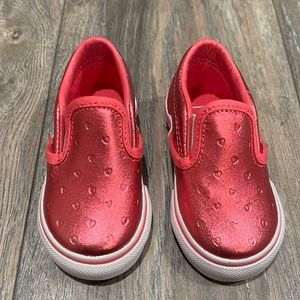 Metallic Heart Vans